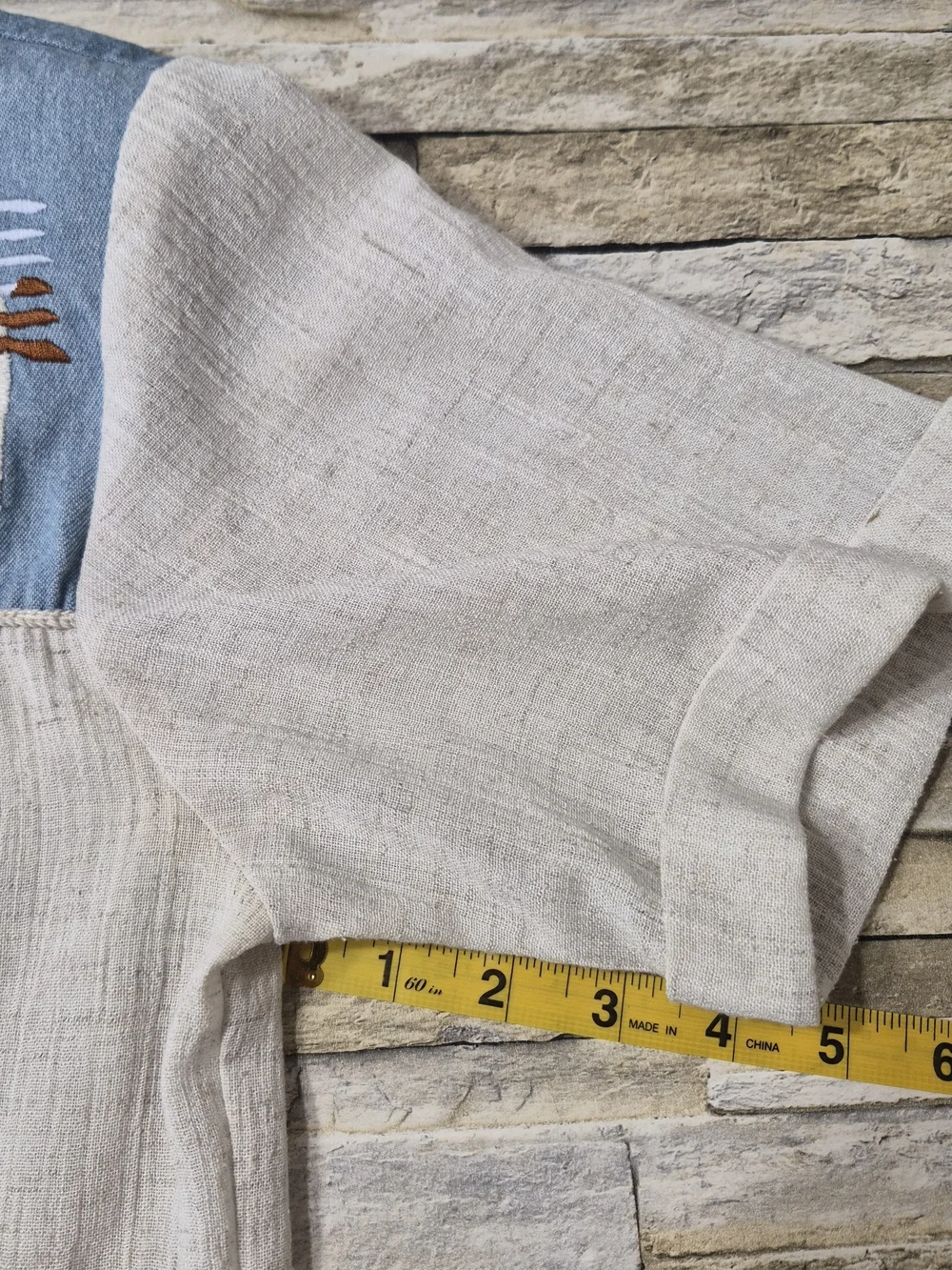 Vintage ​City Girl 2Pc Set Woman's 8/12 Beige Boho Western Linen Classic Retro